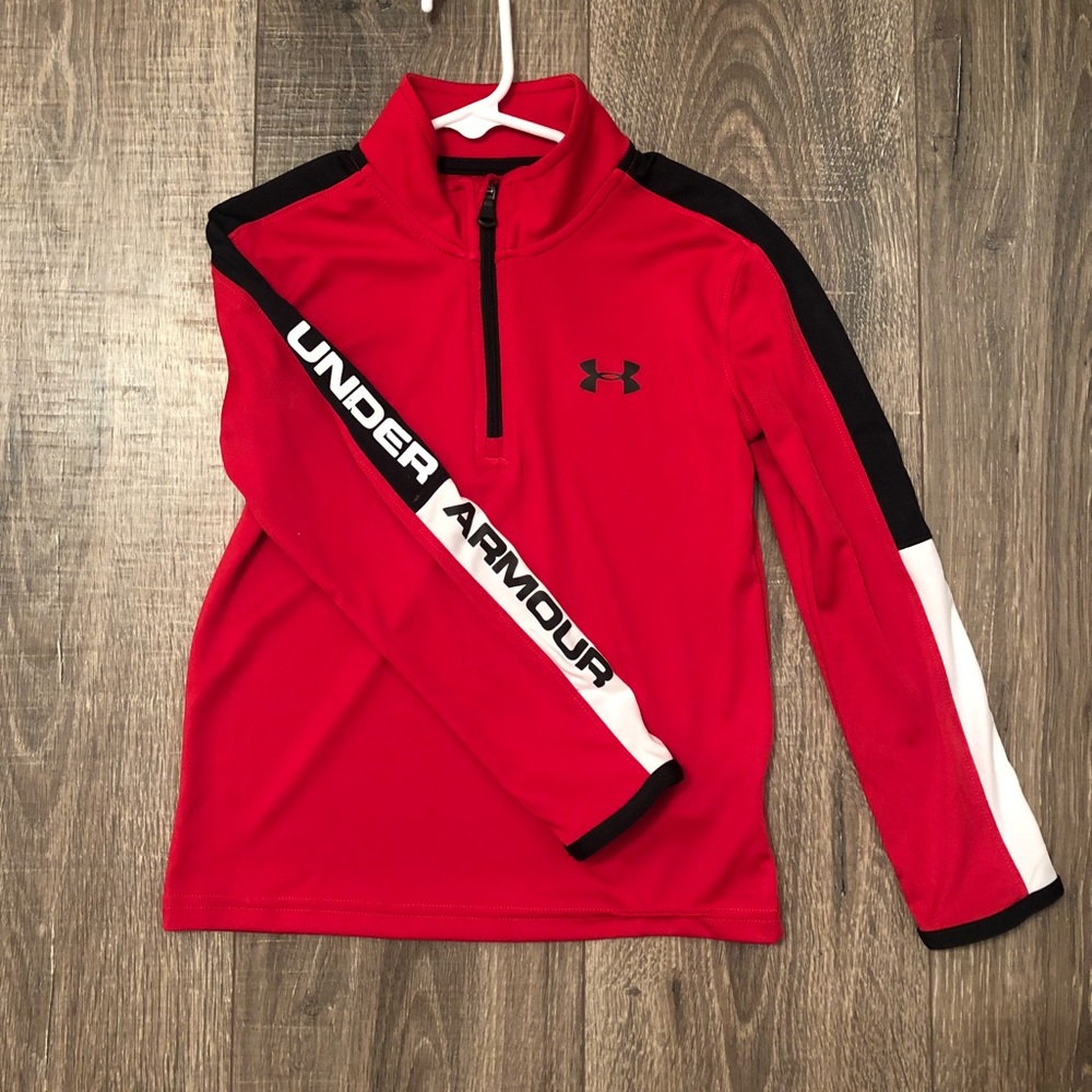 Boys UA Half Zip Top